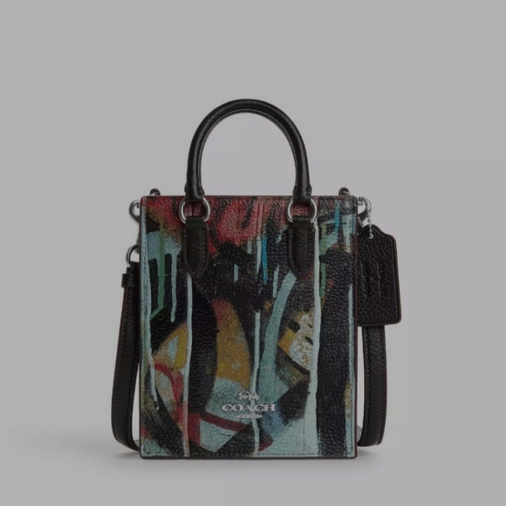 💙🖤💚🤎Coach X Mint + Serf North South Mini Tote BRAND NEW!